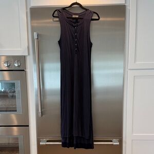 NWOT Anthropologie navy Maxi dress